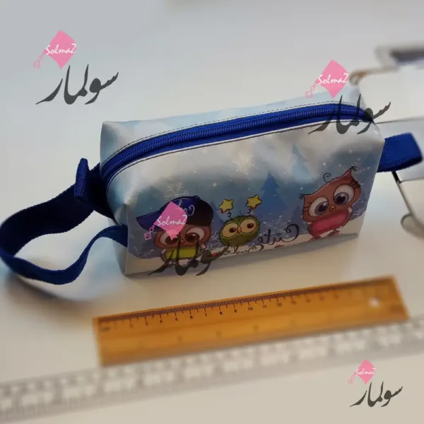 pencil case 02B 03 c جامدادی چرمی متوسط مدل پونی و جغد