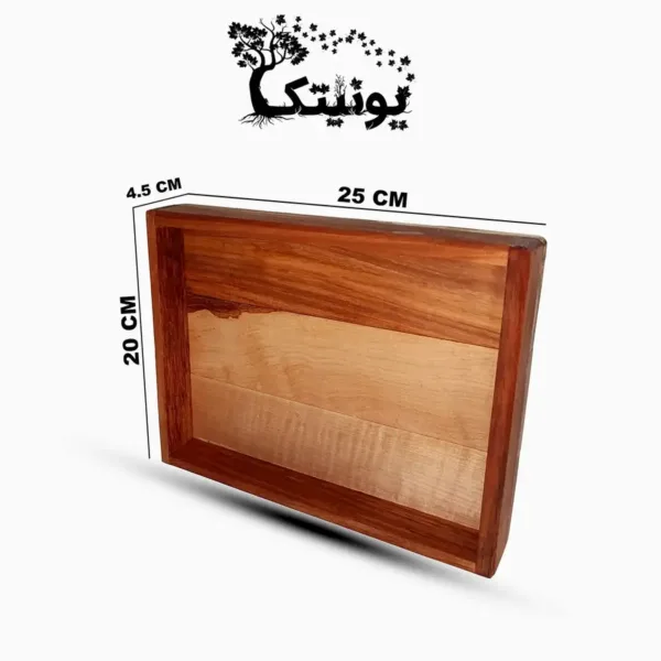 wooden tray diana 96 4 C c سینی چوبی کافه یونیتک مدل دایانا کد 96